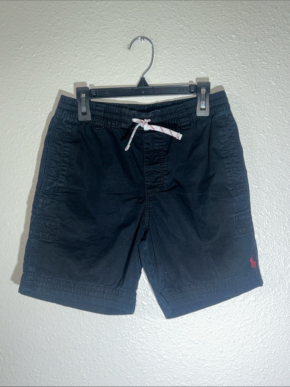 Polo by Ralph Lauren Black Drawstring Shorts Boys M 10-12